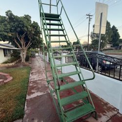 Rolling Ladder  13 Steps Perfect Condition  415.00