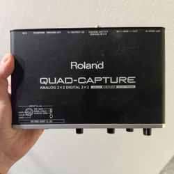 Roland Quad Capture Audio Interface 