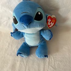 New Ty Beanie Babies Disney Stitch Plush Stuffed Animal NWT 7.5"
