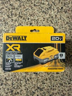 NEW DEWALT 20V MAX XR POWERPACK 8Ah Battery DCB2108