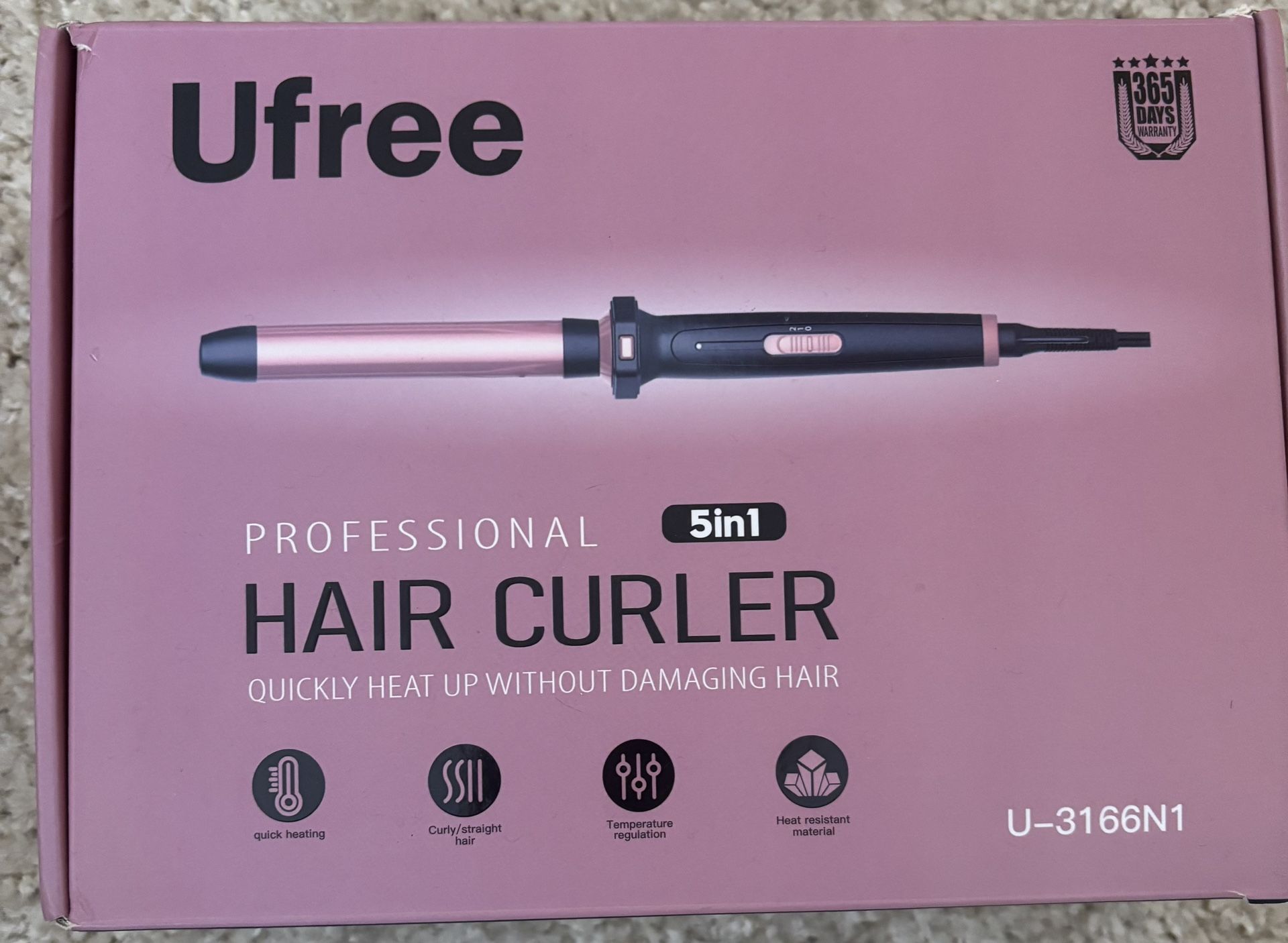 Ufree Profession Hair Curler 5 In 1 - NIB