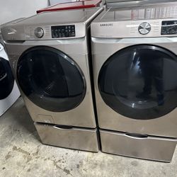 💯🌠Samsung Washer And Dryer Gas Nice Set Like New🌠💯