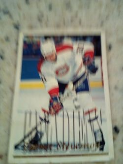 Vintage 1995 Topps hockey/ Turner Stevenson/ Montreal Canadians/ right wing/ card # 34