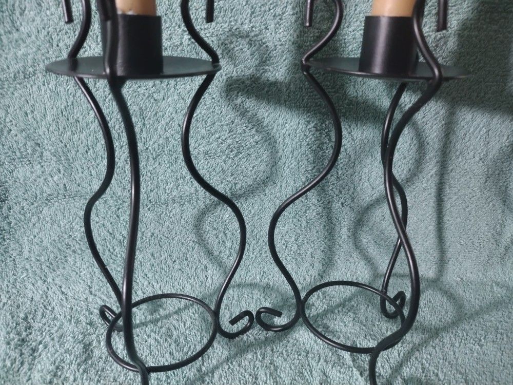 Iron Candlesticks