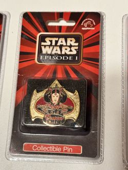 Vintage 1999 Star Wars Episode I Queen Amidala Collectible Pin Applause NIB Sealed