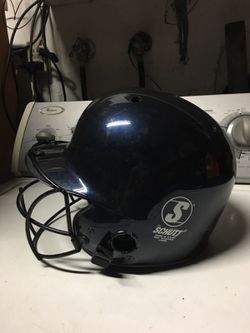 Schutt helmet w/mask