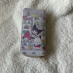 Brand New Hello Kitty And Friends Long Zip Wallet 