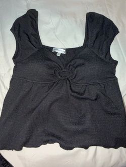 Flowy black shirt