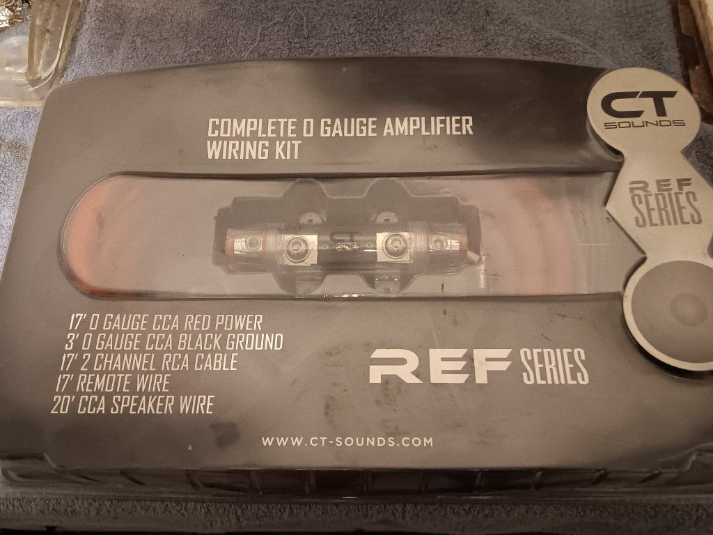 New CT Sounds 0 Gauge Amplifier Kit