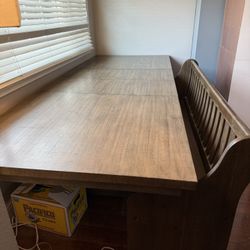 Dinning Room Table (bench And 4 Chairs) 