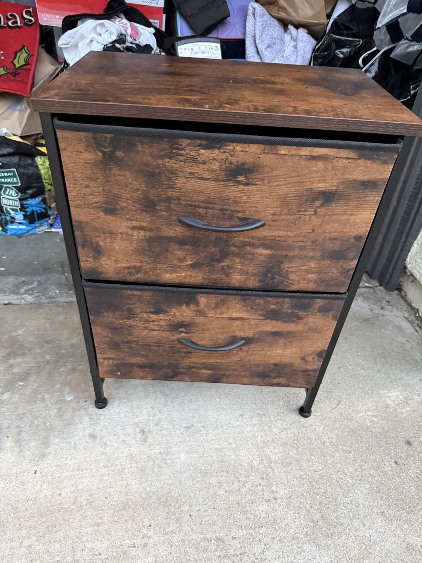 Side Table With Drawers