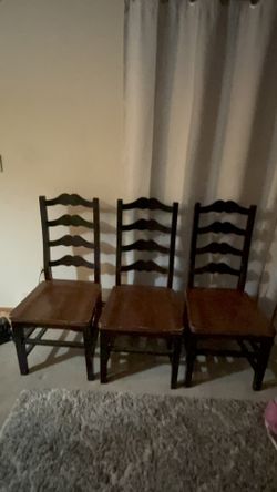 Wood Chairs 