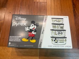 Disney Pyrex 8-Piece Glass Food Storage Set