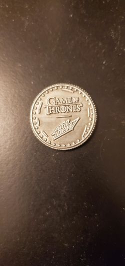 Game of Thrones Mountain Dew Limited Color Changing Can and Coin