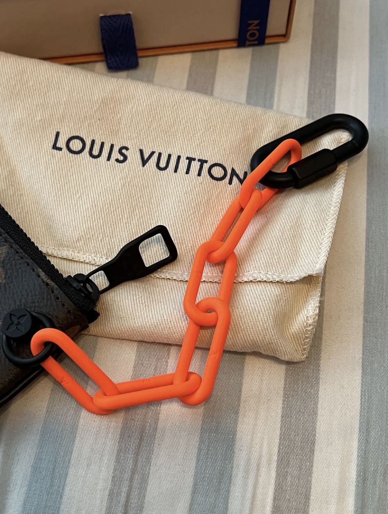 Louis Vuitton With Orange Chain