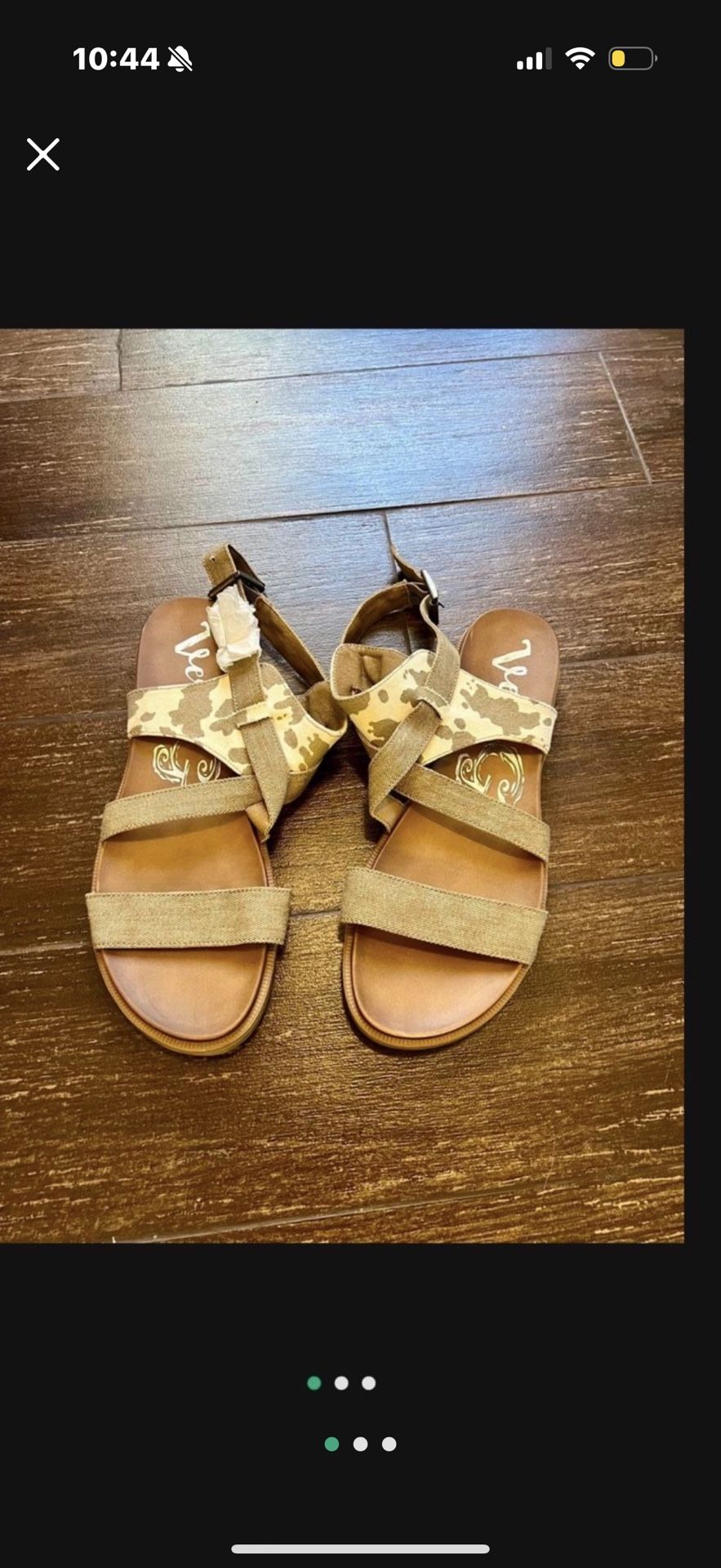 NWOT western Sandals