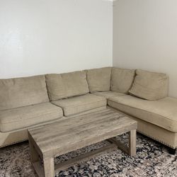 Sofa With Coffee Table 