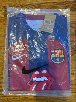 Barcelona rolling stone jersey brand new with tags 🏷️