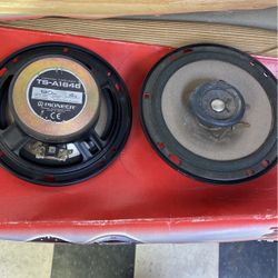 2 Pioneer Two Way Speakers 120 Watt TS-A1646