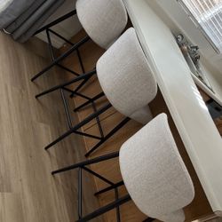 Three Brand New Bar Stools 