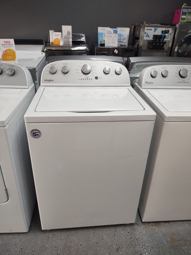WHIRLPOOL WASHER 3.8 AUTO SENSING DEEP WATER WASH RINSE OPTIONS