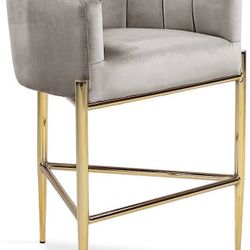 Velvet Bar Stool