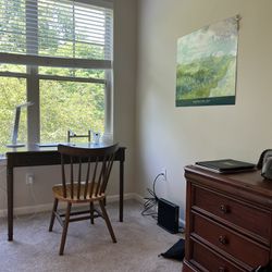 Desk, Chair and  Dresser 
