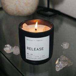 Hand Poured Crystal Infused Candles