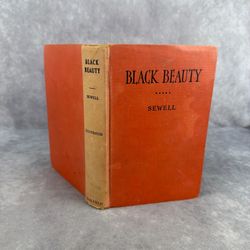 VTG Black Beauty Anna Sewell Illustrated 1924 Saalfield HC Horse Novel
