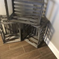 Box Of Crates For Decor