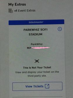 Karol g august 14 Sofi parking pass