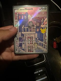 Pokemon Galarian Meowth - 141/128 - ME: 30th Celebration (30C)