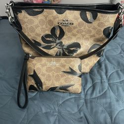 Coach Bag And Wallet Set 