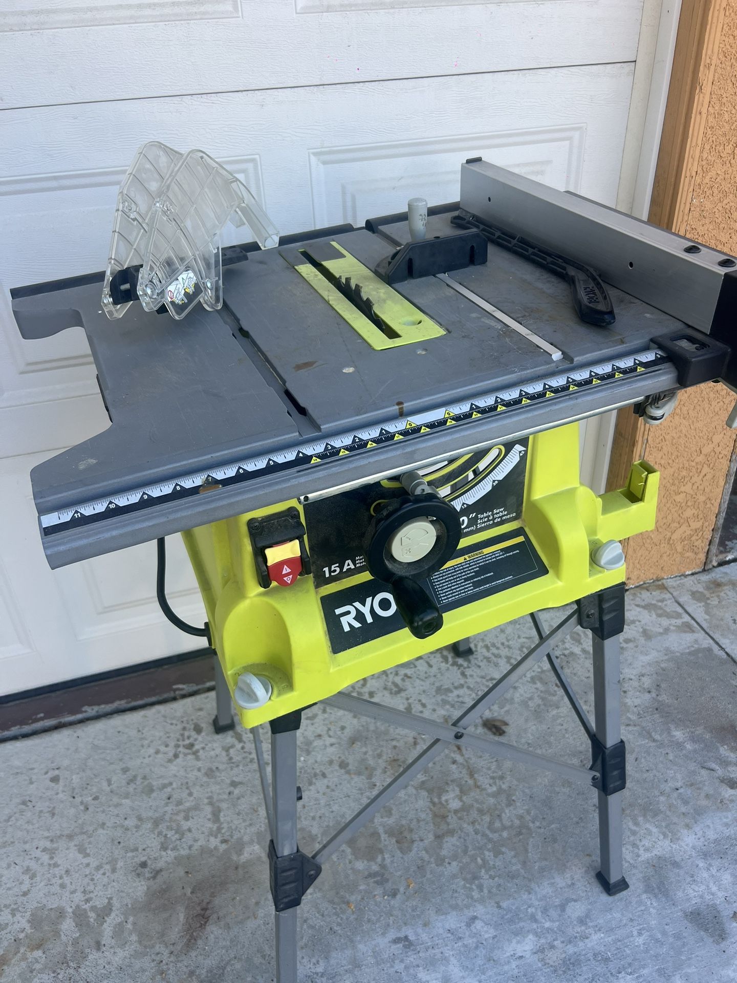 10” Ryobi Saw Table
