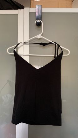 Black halter top