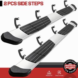 Running Boards 6.5" For 2019-2026 Silverado/ Sierra Crew Cab SS Step Nert Bar Brand new still in the box D747