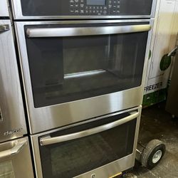 Ge 30”Wide Stainless Steel Double Electric Wall Oven 