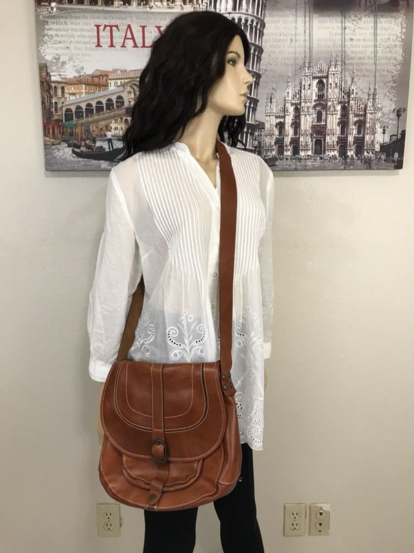 Patricia Nash Leather Purse Crossbody Messenger Bag Satchel