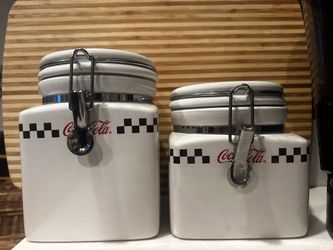 Antique Coca Cola Cookie Jars