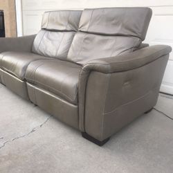 Leather Recliner Couch 