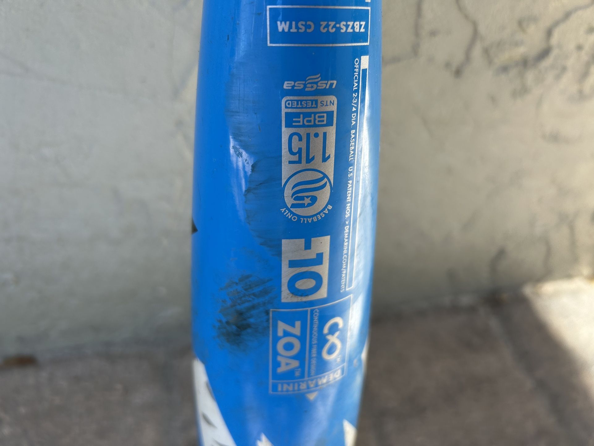 Demarini 28”Zoa Baseball Bat