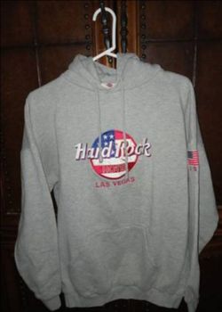 Vintage Hard Rock Hotel Las Vegas USA Hoodie Size Large
