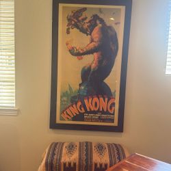 Large King Kong Picture On acrylic frame, and picture
