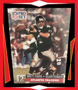 🏈1991 NFL Pro Set #762 Brett Favre Atlanta Falcons Football Collector’s Card