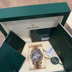 Rolex Daydate Rose Gold Ombre 228235 