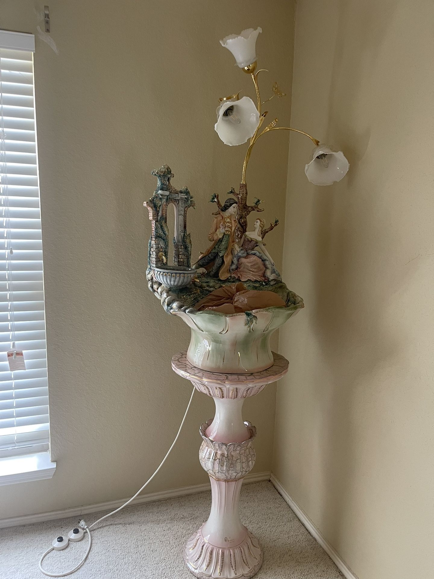 Porcelain Antique Lamp Fountain 