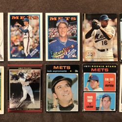 10 Mixed New York Mets 1(contact info removed) Baseball Cards GC-VGC