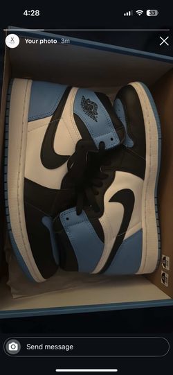 Unc Toe Jordan 1 Size 10 Worn Once