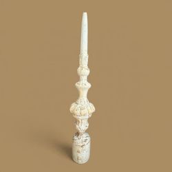 Decorative Concrete Finial – 32” Tall – Aged Antique Finish