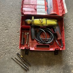 HILTI TE 2 Drill With Some Drill Bits Works Great. 
